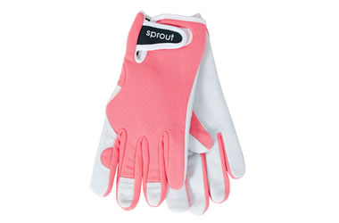 Sprout Goatskin Gloves Pink