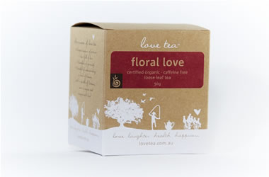 Floral Love Gift Box Organic and Fairtrade Tea