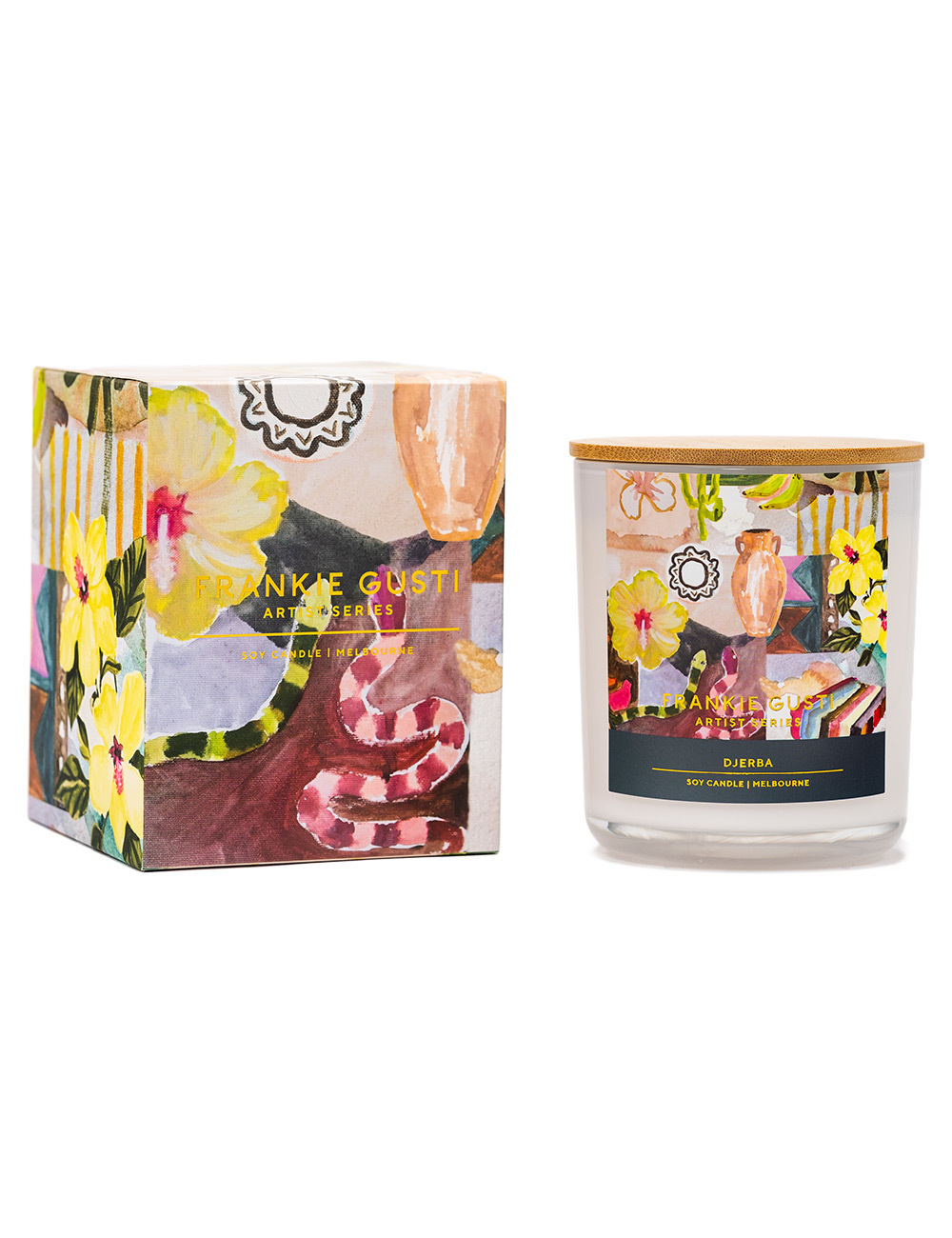 Frankie Gusti Artist Series Candle Djebra