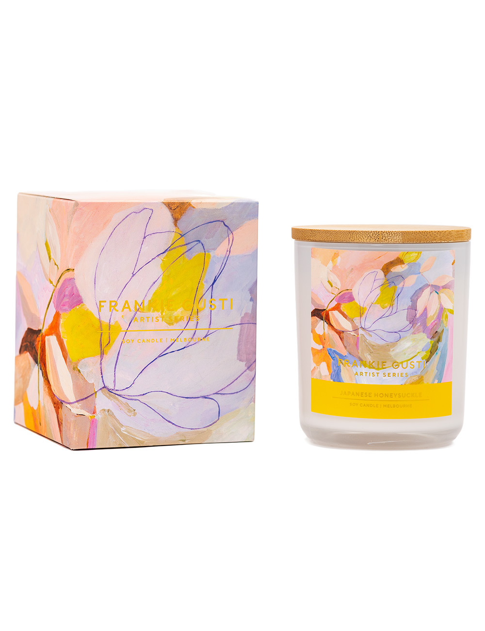 Frankie Gusti Artist Series Candle Japanese Honeysuckle