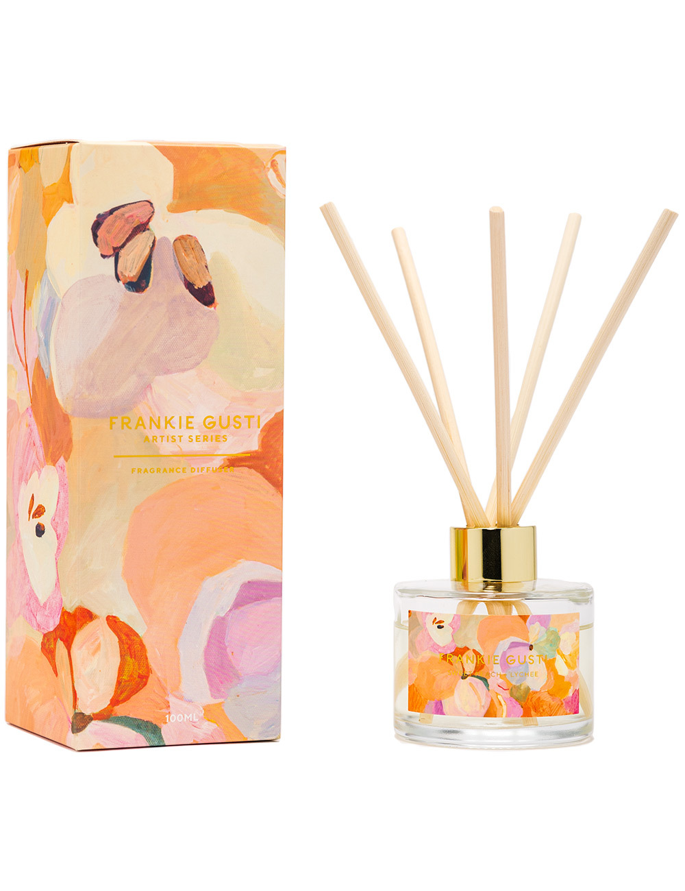 Frankie Gusti Atrist Series Diffuser Sweet Peach and Lychee
