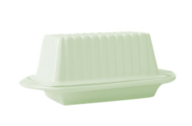 Robert Gordon Covered Butter Dish Green