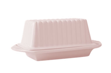 Robert Gordon Covered Butter Dish Pink