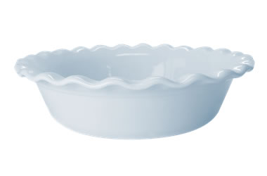 Robert Gordon Fluted Pie Dish Blue