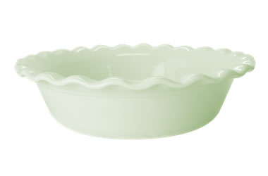 Robert Gordon Fluted Pie Dish Green